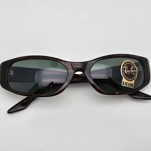 Ray-Ban B&L W1927 XWAU Tortoise Frame G-15 Green Glass Lens Cat Eye Sunglasses main image 9